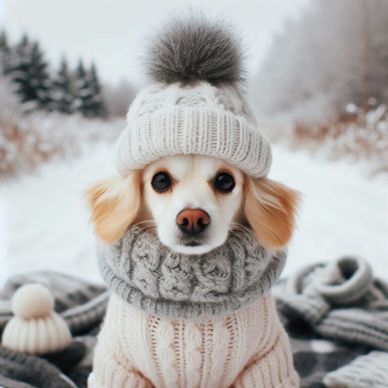 Winter-Apparel-for-Dogs_-Keeping-Your-Pup-Warm-and-Stylish-with-a-white-dog