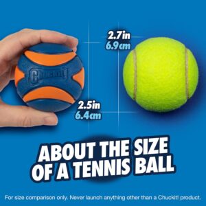Chuckit! Ultra Squeaker Ball for Dogs, Durable Dog Toy for Fetch Games, High-Bounce Ball with Squeaker, Ideal for Medium Breeds, Compatible Launchers, Medium ahemdabad